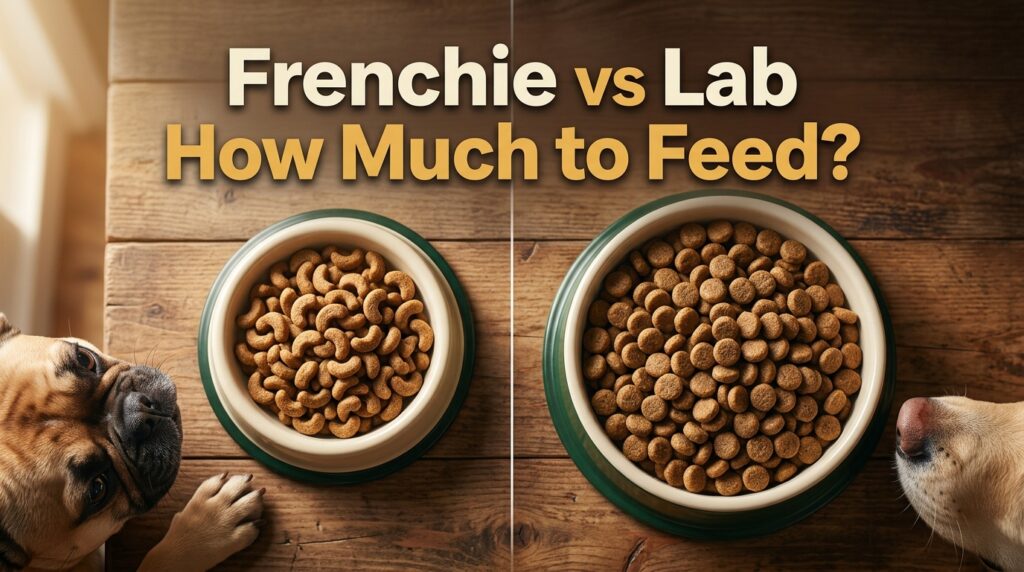 French Bulldog vs Labrador Retriever food comparison